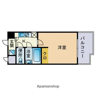 シャトー天神【5階】の間取り