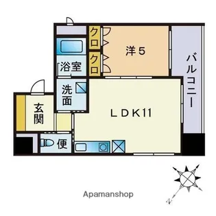 グローリアMATSUHA【3階】の間取り