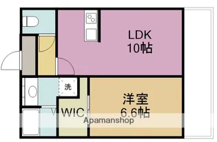 ラ・ヴェリテ【4階】の間取り