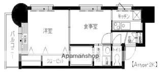 エステートモア西公園【10階】の間取り