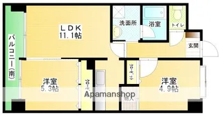 城北ビル【8階】の間取り