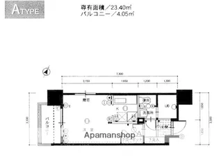ラフィネスネオシティ平尾【6階】の間取り