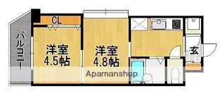 V-プロジェクト2100天神【2階】の間取り