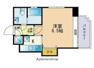 エステートモア大濠公園通り【9階】の間取り