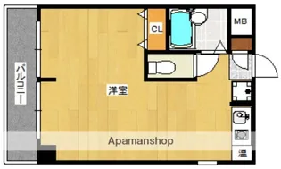 パンルネックスクリスタル博多駅南【9階】の間取り