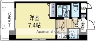 ライオンズプラザ博多駅南【10階】の間取り