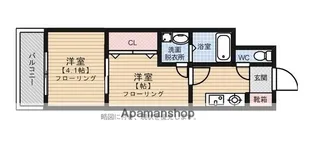 グランフォーレ桜坂ステーションプラザ【4階】の間取り