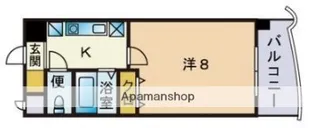 ピエモンテ大濠【3階】の間取り