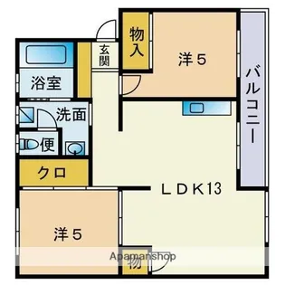 江口ビル【1階】の間取り