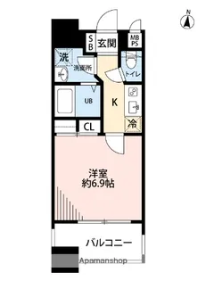 サヴォイテンジンクォーター.【10階】の間取り
