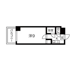 グランマーサー大橋【4階】の間取り