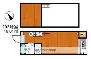 フローレンス博多駅南【2階】の間取り