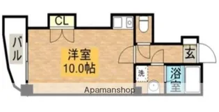リリーフ大濠Ⅲ【3階】の間取り
