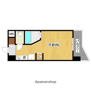 ルネスロワール天神サウス【7階】の間取り