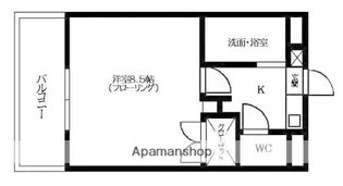 カステリア大濠【3階】の間取り
