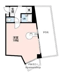 ルポ六本松【8階】の間取り