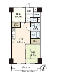 ライオンズマンション薬院第3【5階】の間取り