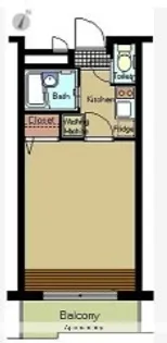 エステート・モア・舞鶴【7階】の間取り