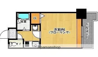 エステート・モア・舞鶴【4階】の間取り