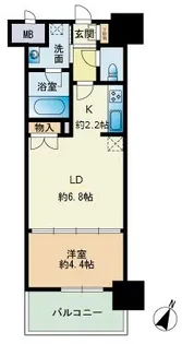 RJRプレシア博多楽水園【3階】の間取り