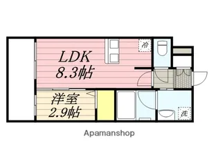 ヴィラージュ博多駅南【10階】の間取り