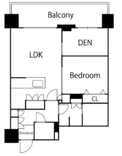 ルキシア薬院【0303号室】の間取り