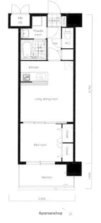 エンクレスト日赤通り【3階】の間取り