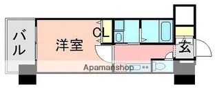 アレクサス ラ・ストラーダ【5階】の間取り