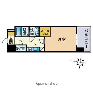 CAVANA TENJIN MINAMI(旧HMリバーサイド天神【11階】の間取り