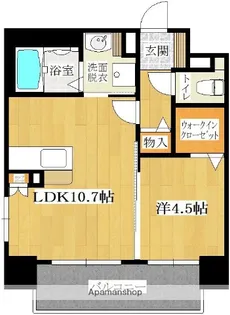 クオーレ大橋【7階】の間取り