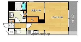 ヴィラ・ハイネス舞鶴【2階】の間取り