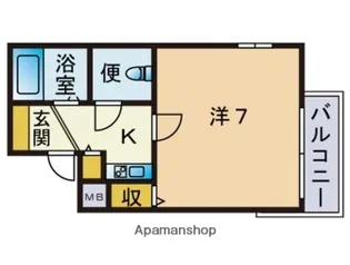 モントーレ六本松【3階】の間取り