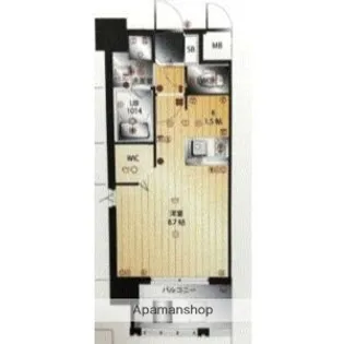 LA FASE ESPERANSA大濠【2階】の間取り