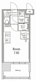 エンクレストALIVE白金【5階】の間取り