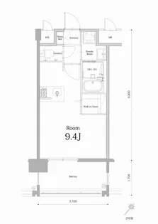 エンクレスト博多駅南BASE【5階】の間取り