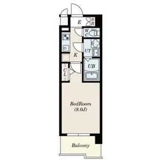 S-RESIDENCE大橋FLUSS【7階】の間取り