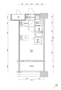 エンクレスト博多駅南GRACE【10階】の間取り