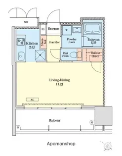RJRプレシア天神サウス【2階】の間取り