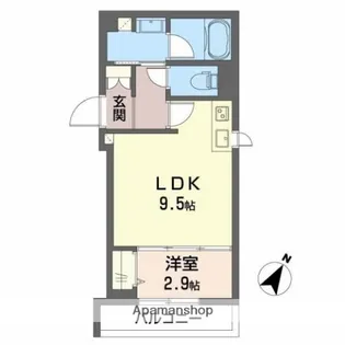 シャーメゾン日赤通り【3階】の間取り