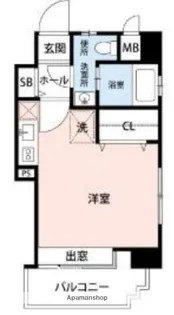 エステートモア高宮レーブ【3階】の間取り