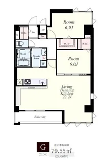 FMTレジデンス博多【10階】の間取り