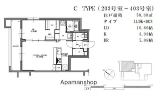 QUADOR CONTIGO 高宮【3階】の間取り