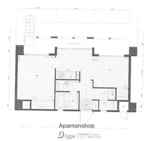ピュアドームエスパルシア博多【9階】の間取り