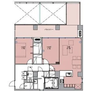 FIRST AVENUE OHORI【2階】の間取り