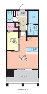 ブラン・スタイル博多314【9階】の間取り