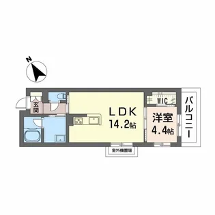 SHMプリミエール鳥飼八幡宮【3階】の間取り