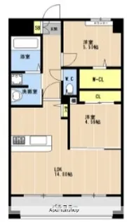 LIBTH博多駅南Ⅶ【8階】の間取り