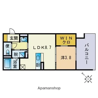 GD OHASHI APARTMENT【3階】の間取り