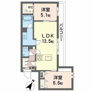 シャーメゾン高宮通り【3階】の間取り