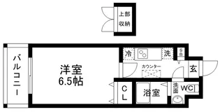 ソシアル天神【6階】の間取り